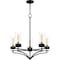 Quoizel Hillside Chandelier 5 Lights Matte Black HLS5026MBK - alternate 1